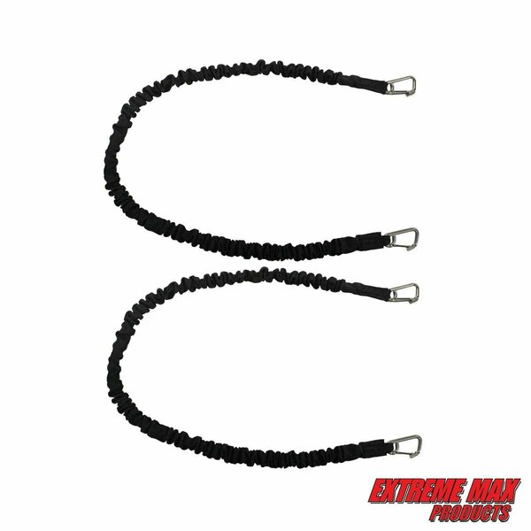 Extreme Max Extreme Max 3006.2771 BoatTector High-Strength Line SnubberStorage Bungee Value-48" w Compact Hooks 3006.2771